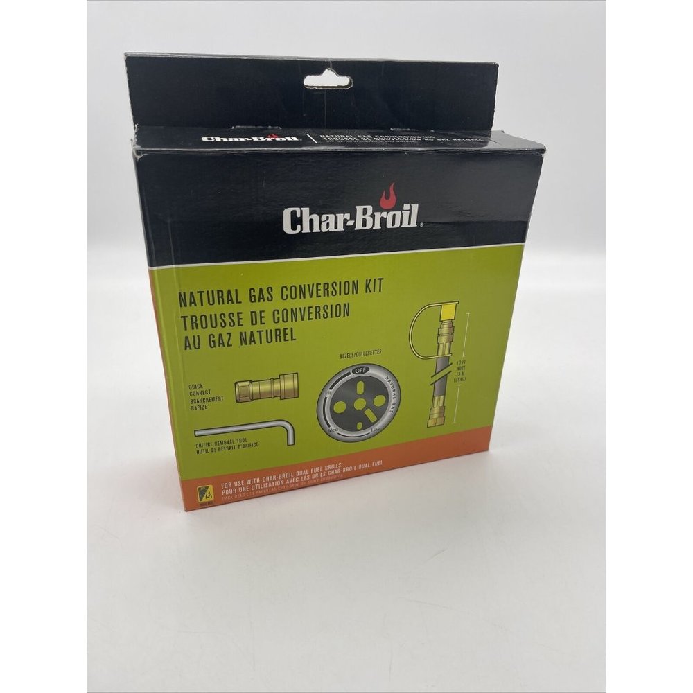 1-Char-Broil Natural Gas Conversion Kit 4619 for use with Dual Fuel Grills